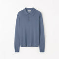 Eross Merino Wool RWS Polo Sweater - Light Blue