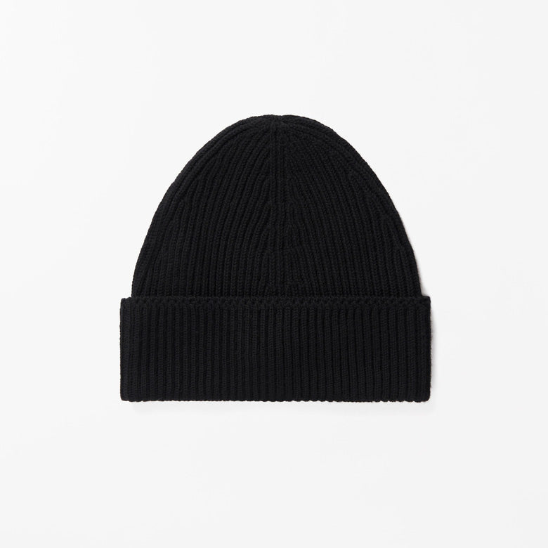Ferven RWS Oversized Wool Beanie - Ink Black