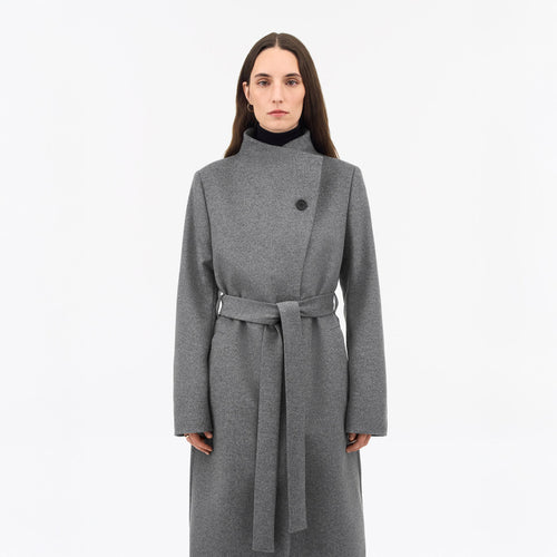 Manteau en cachemire mélangé Cedrin - Gris chiné