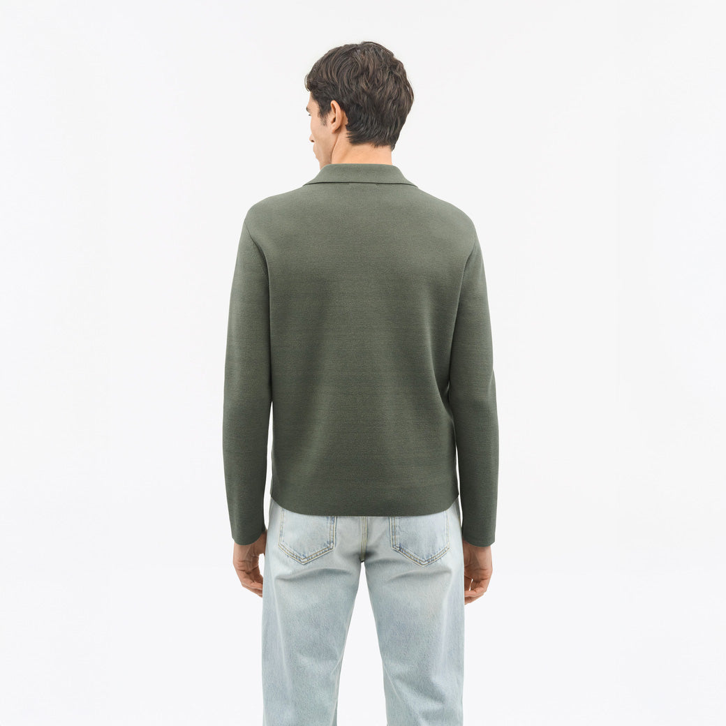 Celyn RWS  Zip-Up Cardigan - Kalamata Olive