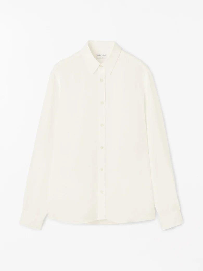 Spenser Casual Linen Shirt - Off White