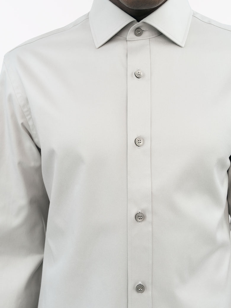 Adley C Cutaway Collar Shirt - Granite