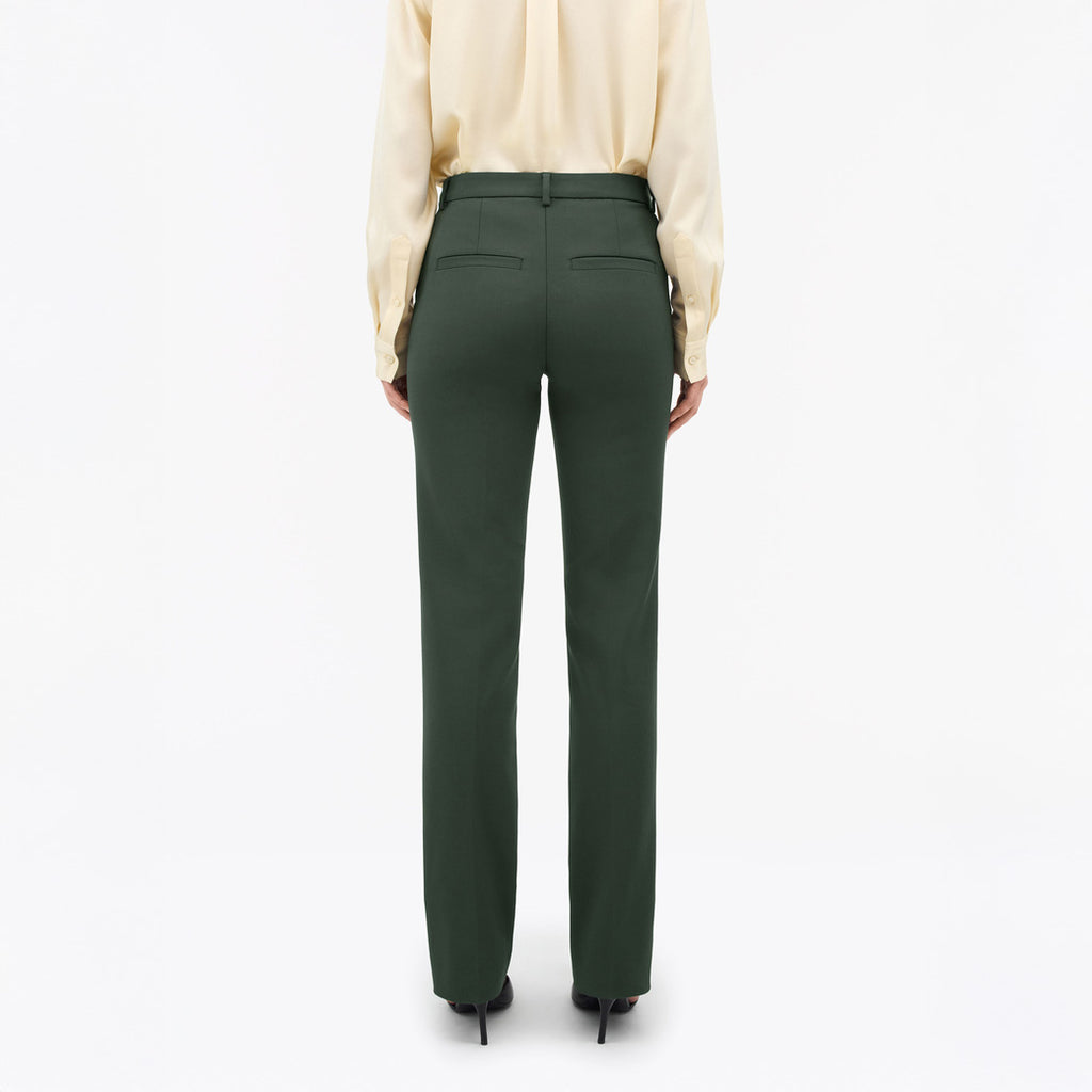Noowa Slim-Fit Trousers  - Midnight Green