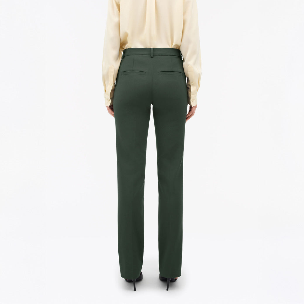 Noowa Slim-Fit Trousers  - Midnight Green