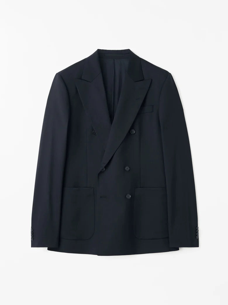Joachim Double-Breasted Jacket - Dark Ink