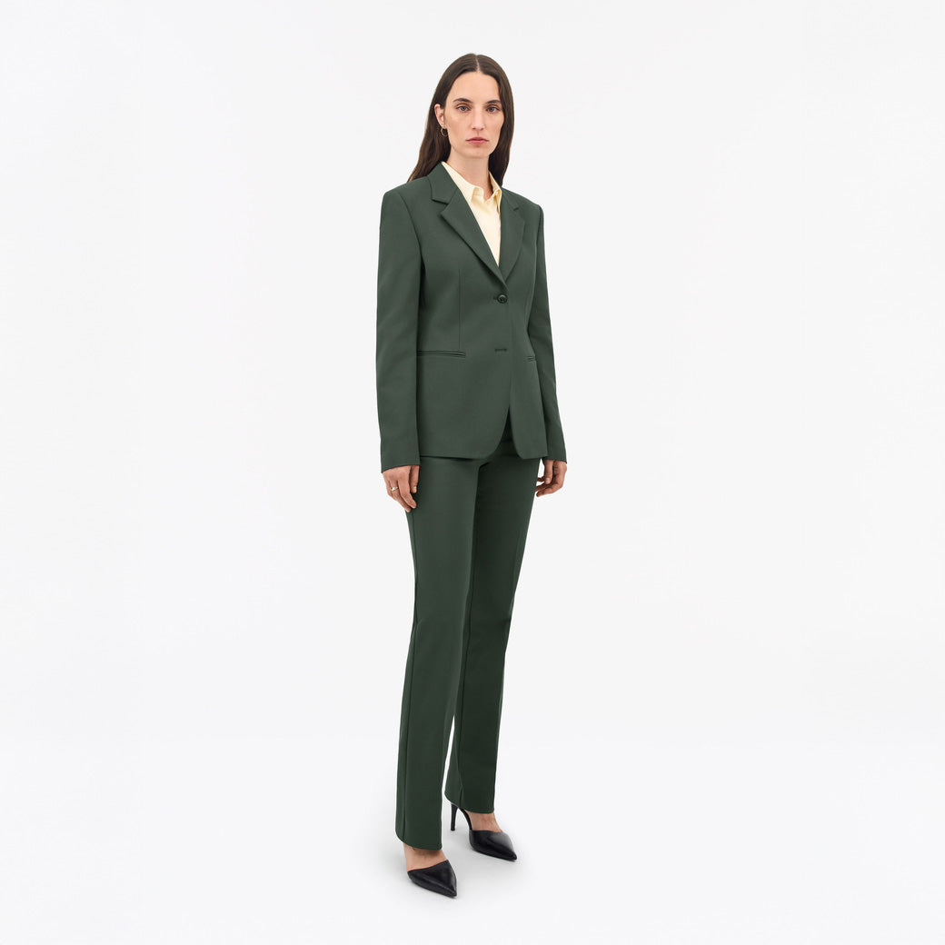 YLJA Slim-Fit Jacket - Midnight Green