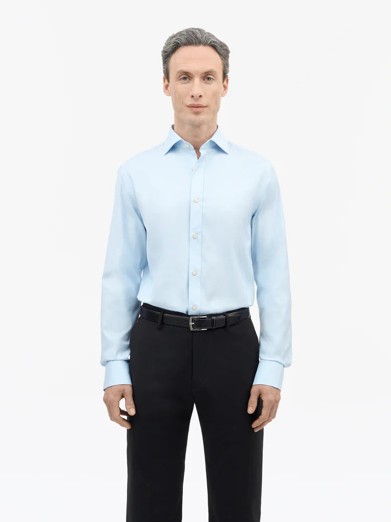 Adley C Formal Shirt - Light ink Blue