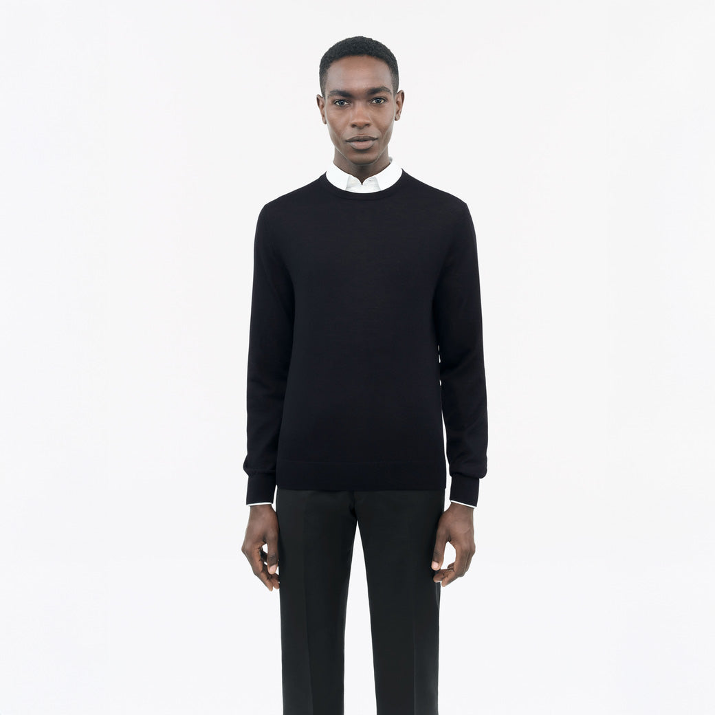Connor Merino Wool Sweater - Black