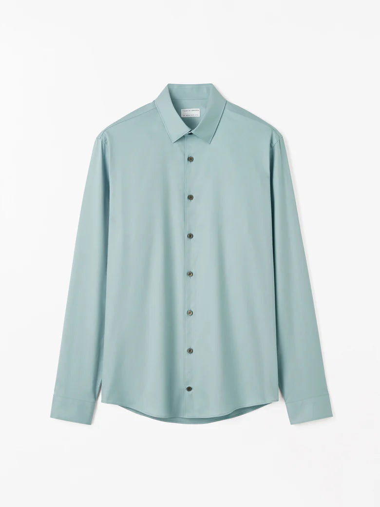 Filbrodie Extra-Slim Cotton Shirt - Dust Blue