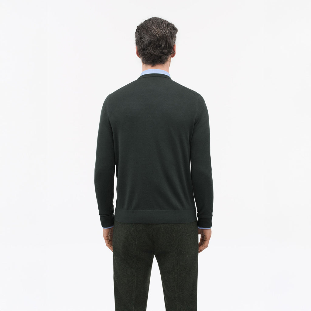Connor RWS Merino Sweater - Midnight Green