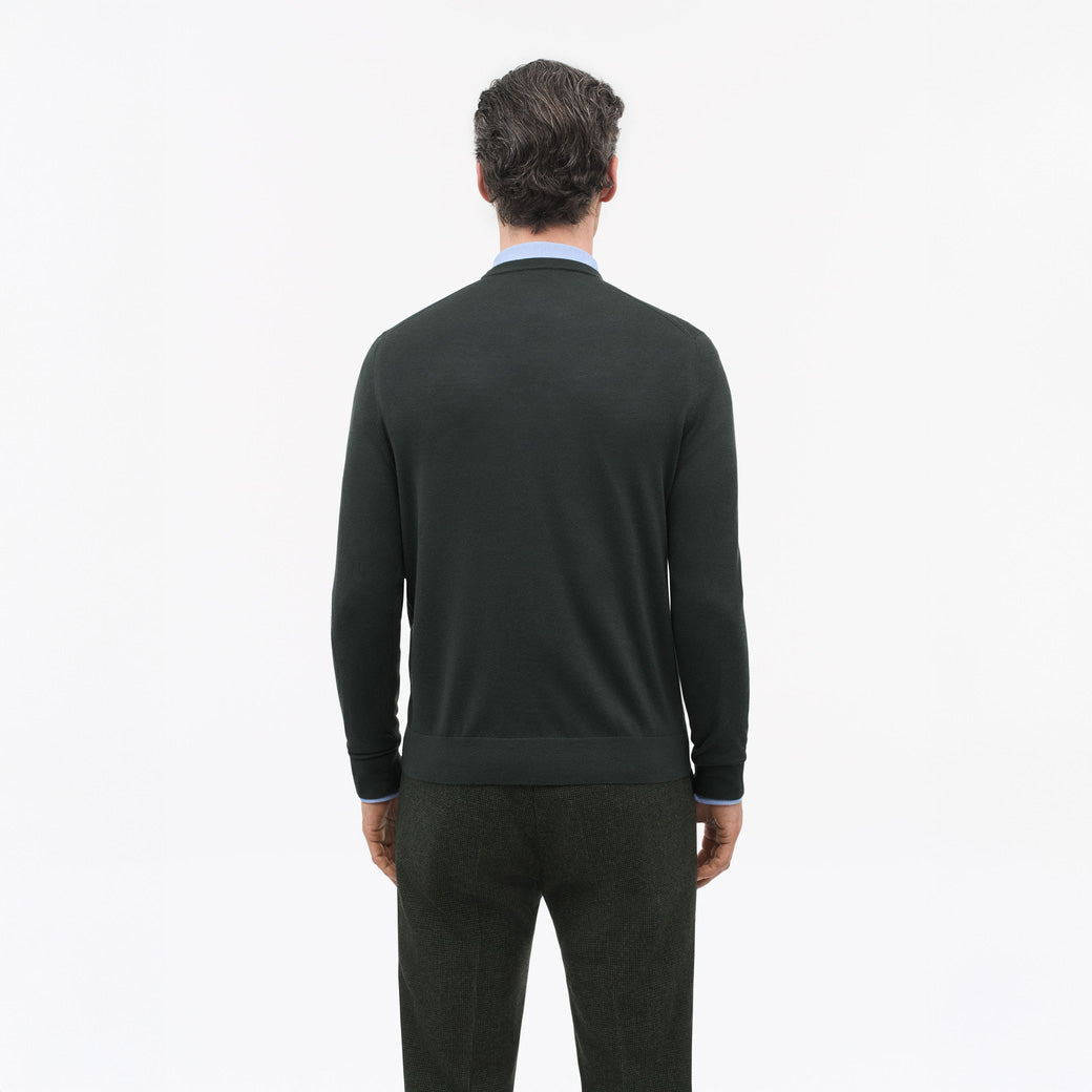 Connor RWS Merino Sweater - Midnight Green