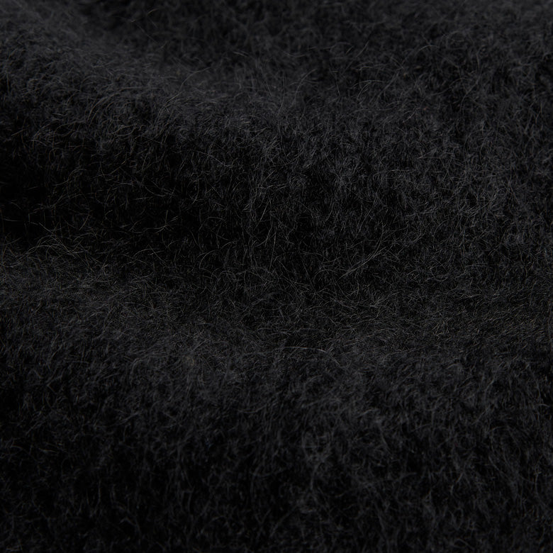 Erlinia Mohair RWS  Blend Scarf - Black