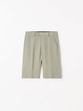 Troy Bermuda Linen Shorts - Cream Sand