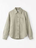 Coline Linen Blend Shirt - Mole Beige