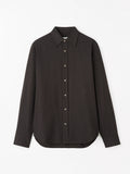 Bjorn Brushed Herringbone Shirt - Brown