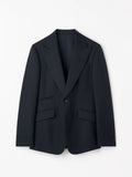 Joshwa Pinstripe Wool Jacket - Navy Blue