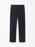 Tenser Pinstripe Wool Trousers - Navy Blue