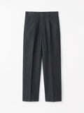 Todne Brushed Wool Trousers - Dark Grey