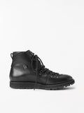 Ascensu Leather Lace-up Boots - Black