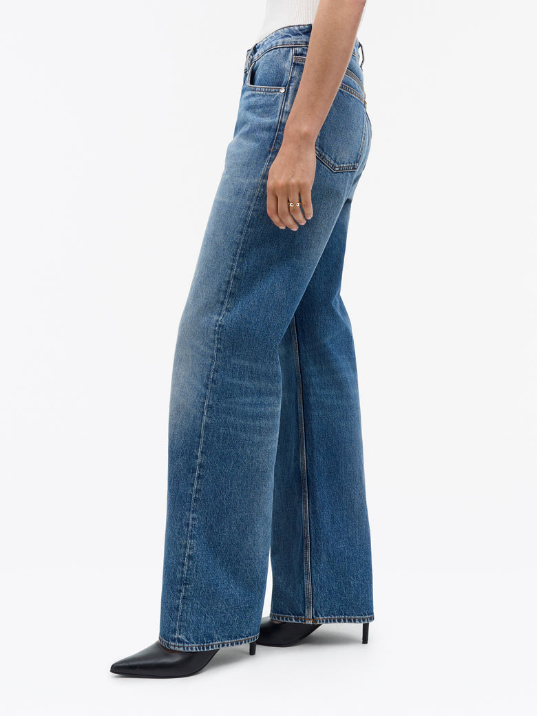 Milis Botanic Mid-Rise Jeans - Blue