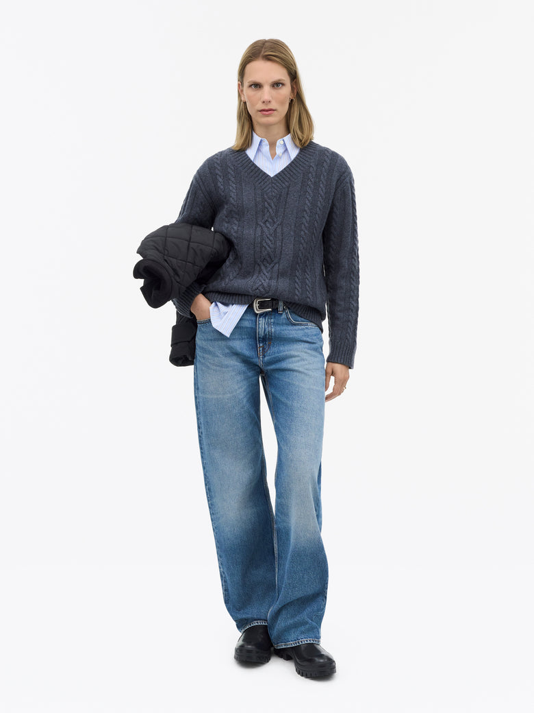 Milis Botanic Mid-Rise Jeans - Blue