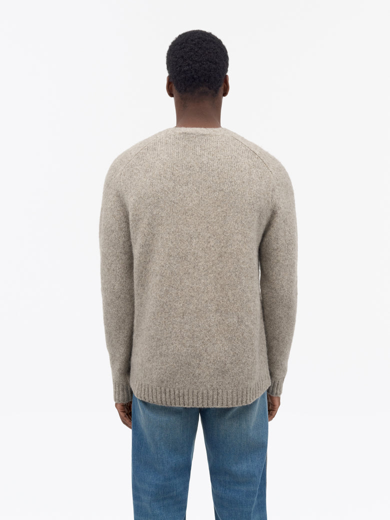 Pull col rond Adryan RWS - Ivoire clair