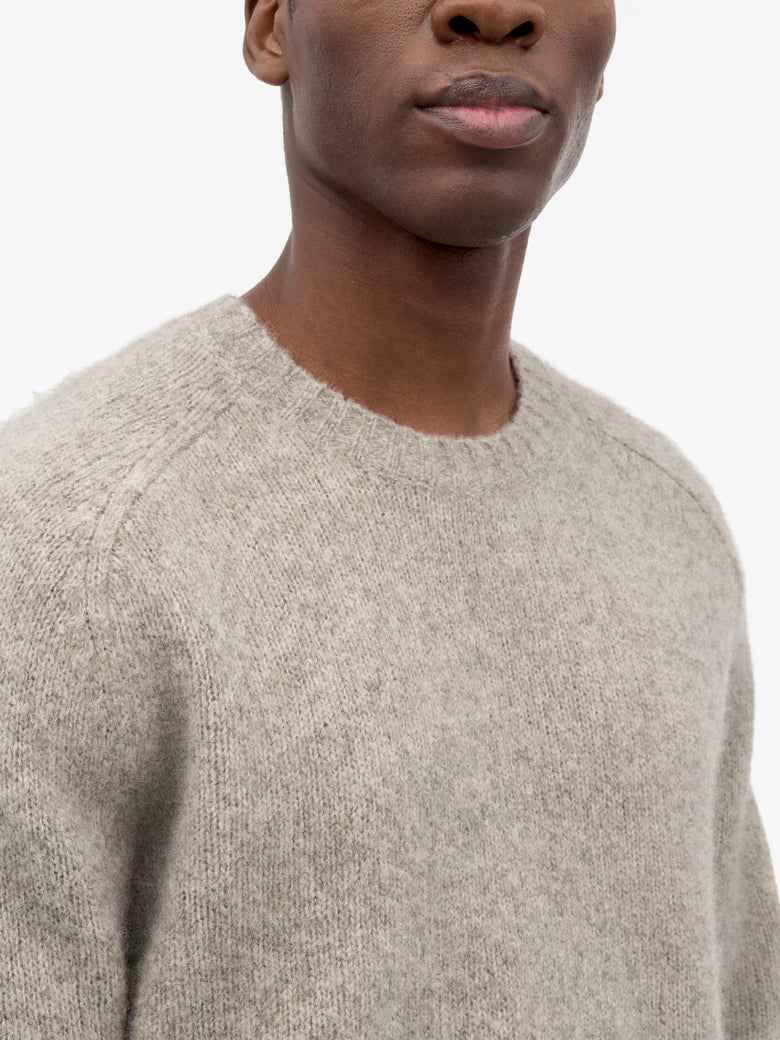 Pull col rond Adryan RWS - Ivoire clair