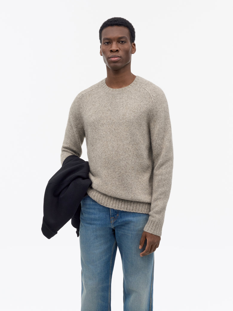Pull col rond Adryan RWS - Ivoire clair