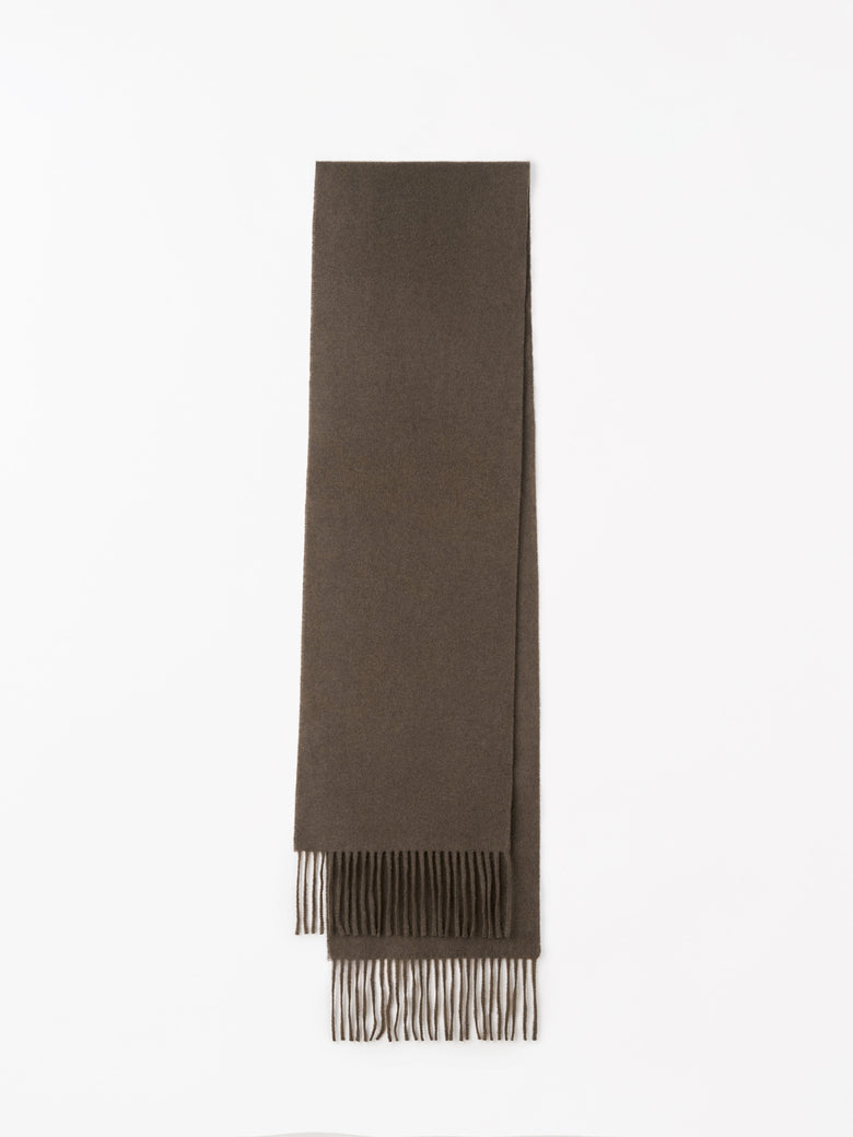 Sylan RWS Wool Scarf - Dark Brown