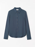 Chemisier classique en viscose Camilla - Bleu