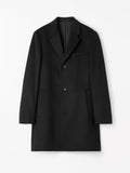 Finnan Wool Cashmere Coat - Black