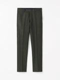 Tenuta Brushed Wool Trousers - Green