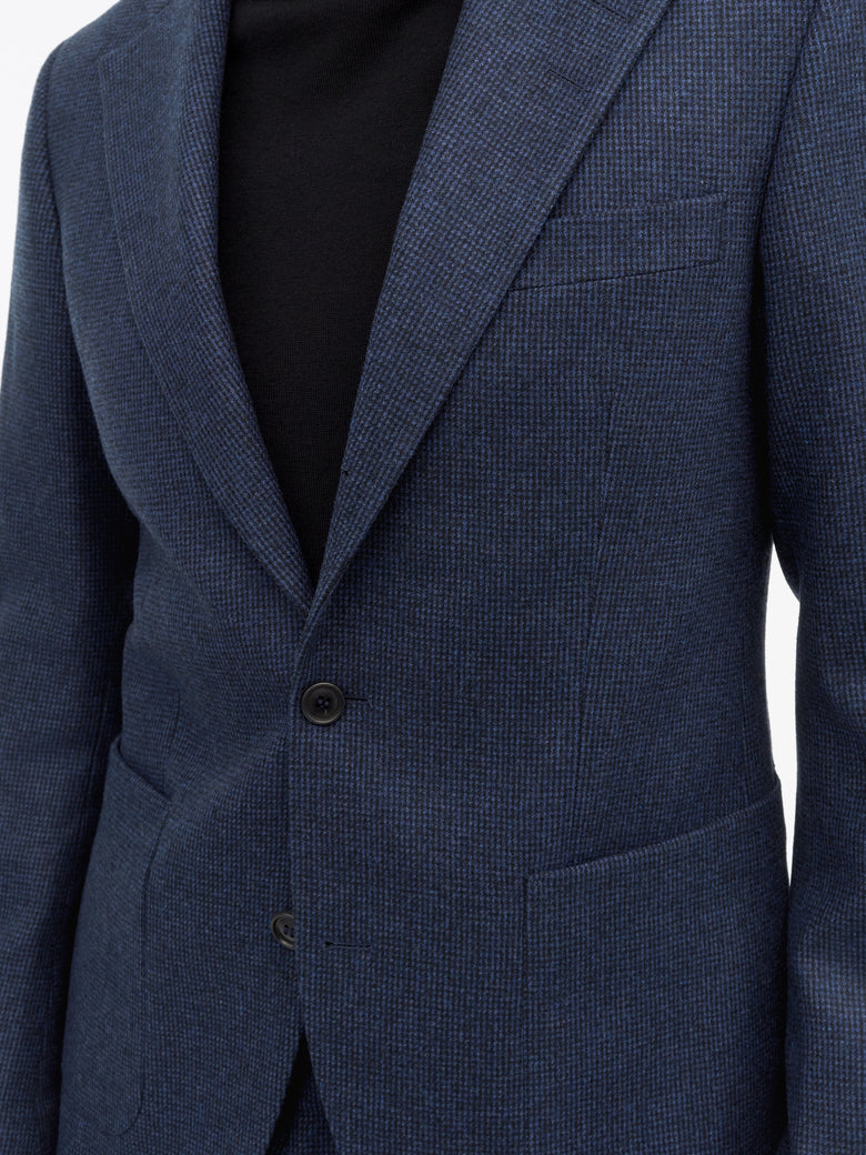 Easer PP Brushed Micro Wool Jacket -  Dark Blue