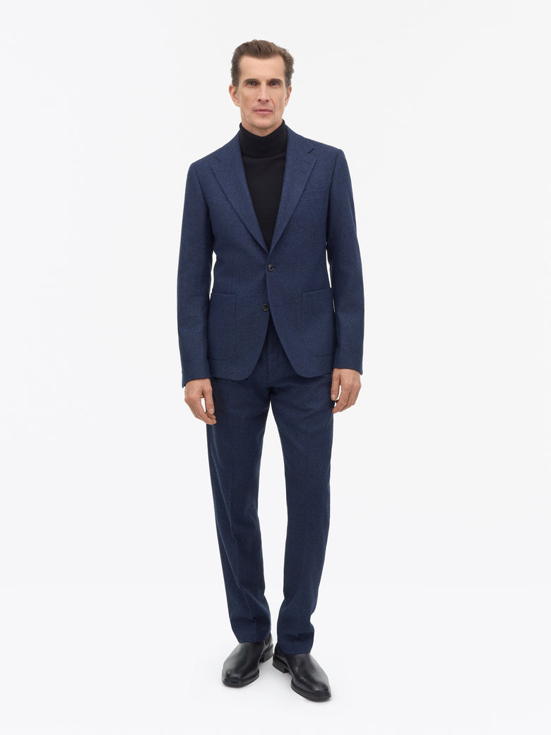 Easer PP Brushed Micro Wool Jacket -  Dark Blue