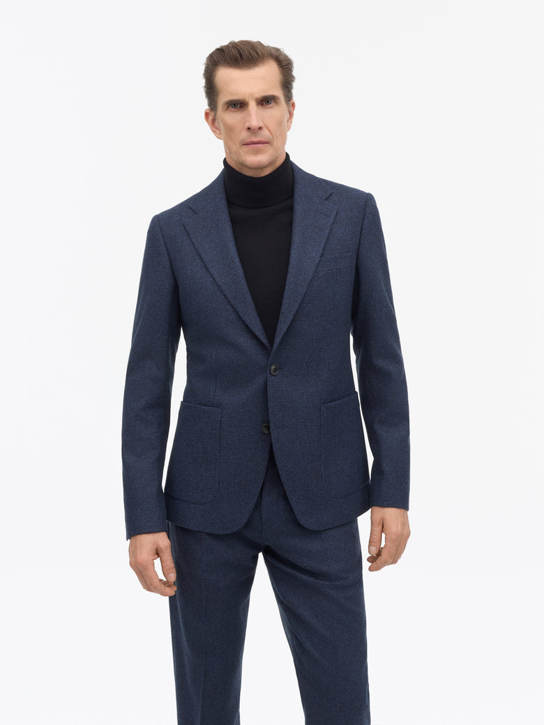 Easer PP Brushed Micro Wool Jacket -  Dark Blue