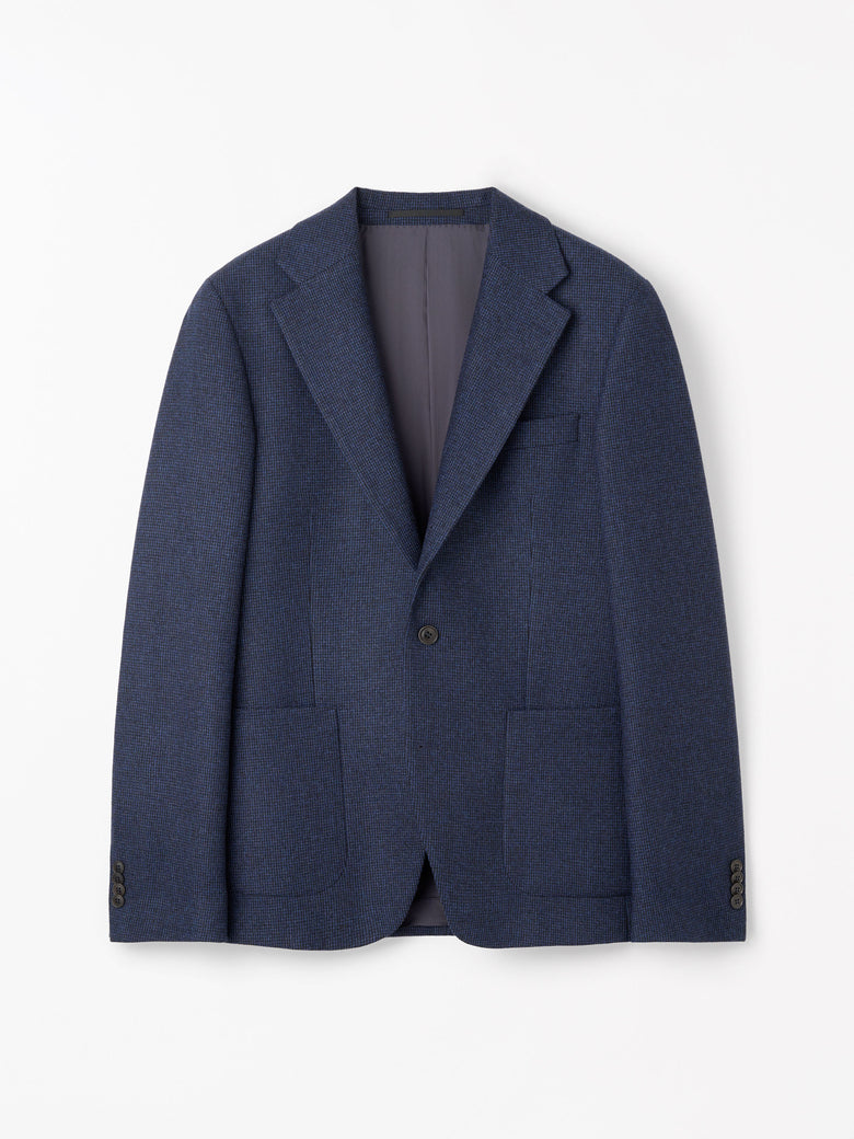Easer PP Brushed Micro Wool Jacket -  Dark Blue