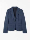 Veste en laine classique Nancy - Bleu