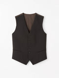 Winston RWS Tailored Waistcoat - Dark Brown