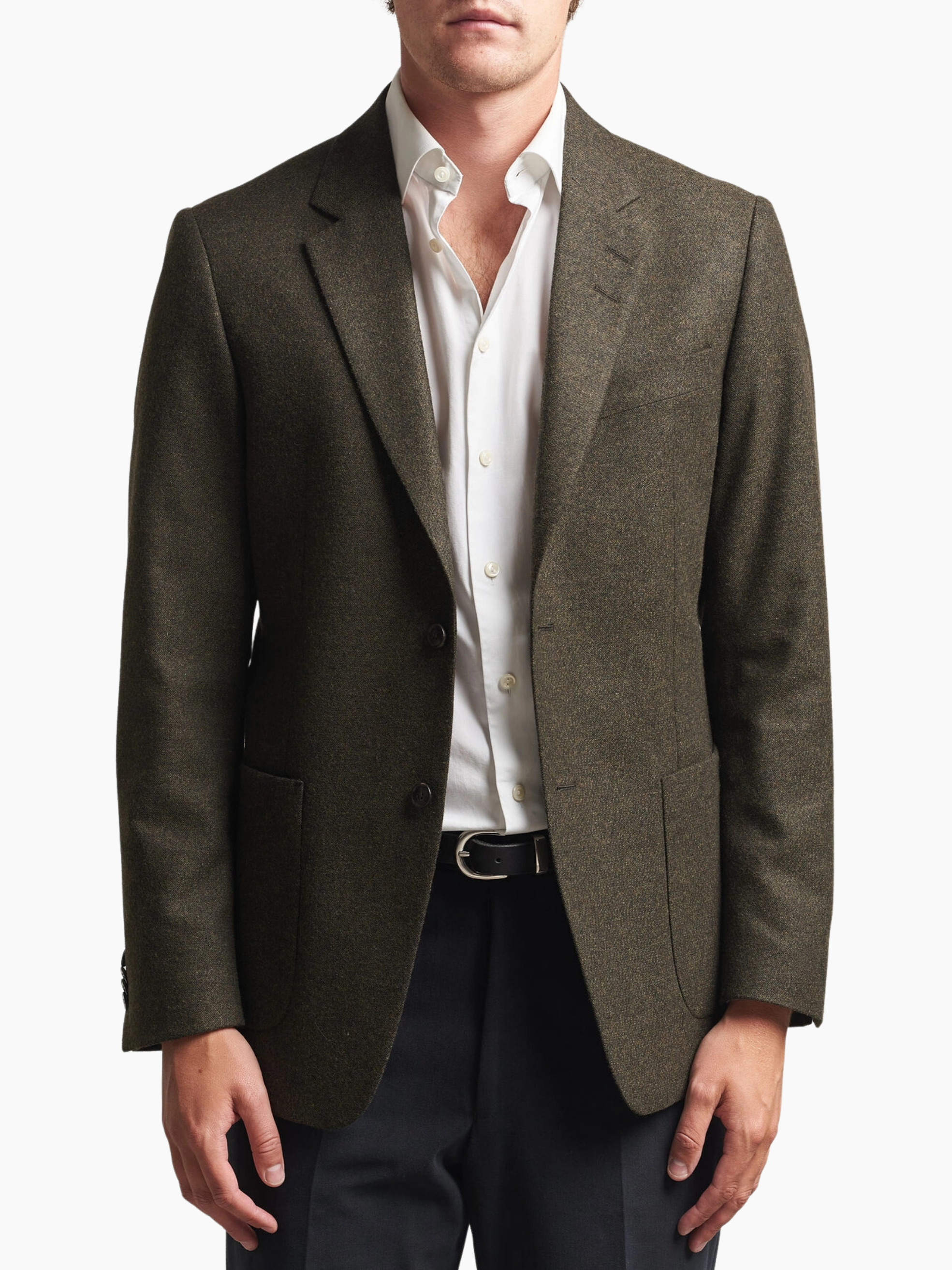 Veste en laine JUSTIN P – MUTED CANOPY