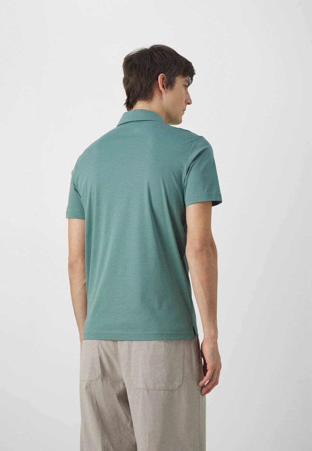 Laron Polo Jersey Shirt - Dark Mint