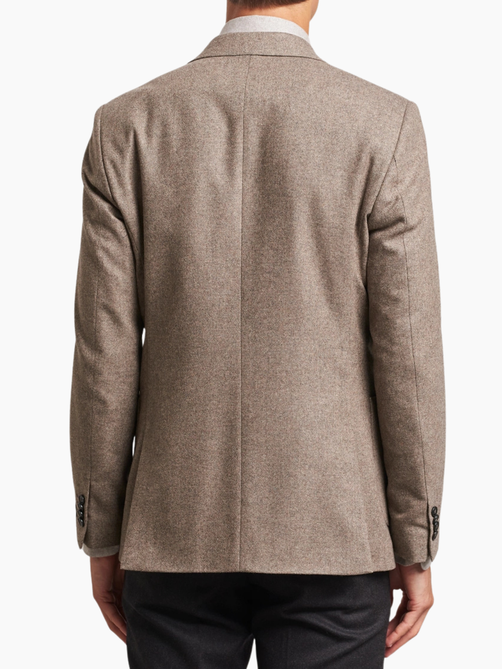 Veste blazer en laine JUSTIN P - BURLYWOOD