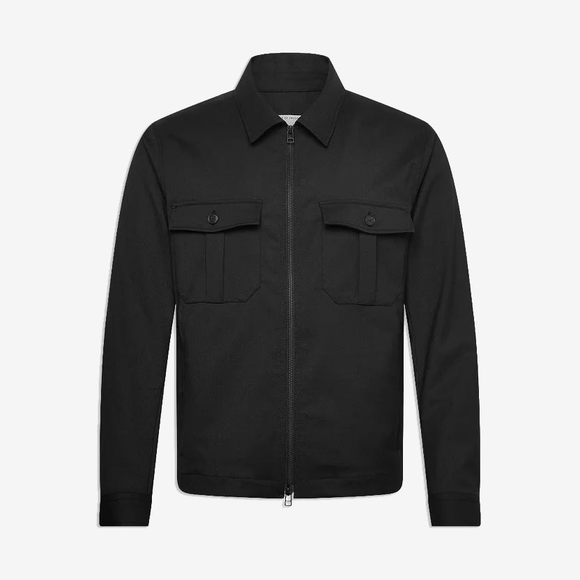 Barnaby W Light Wool Jacket -  Black