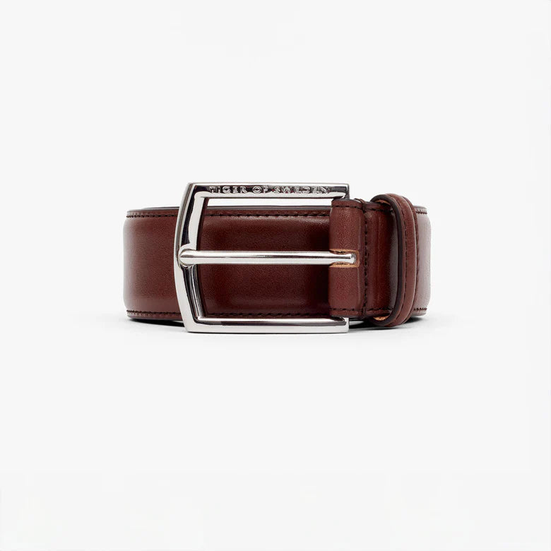 Bergstrom Leather Belt - Dark Brown