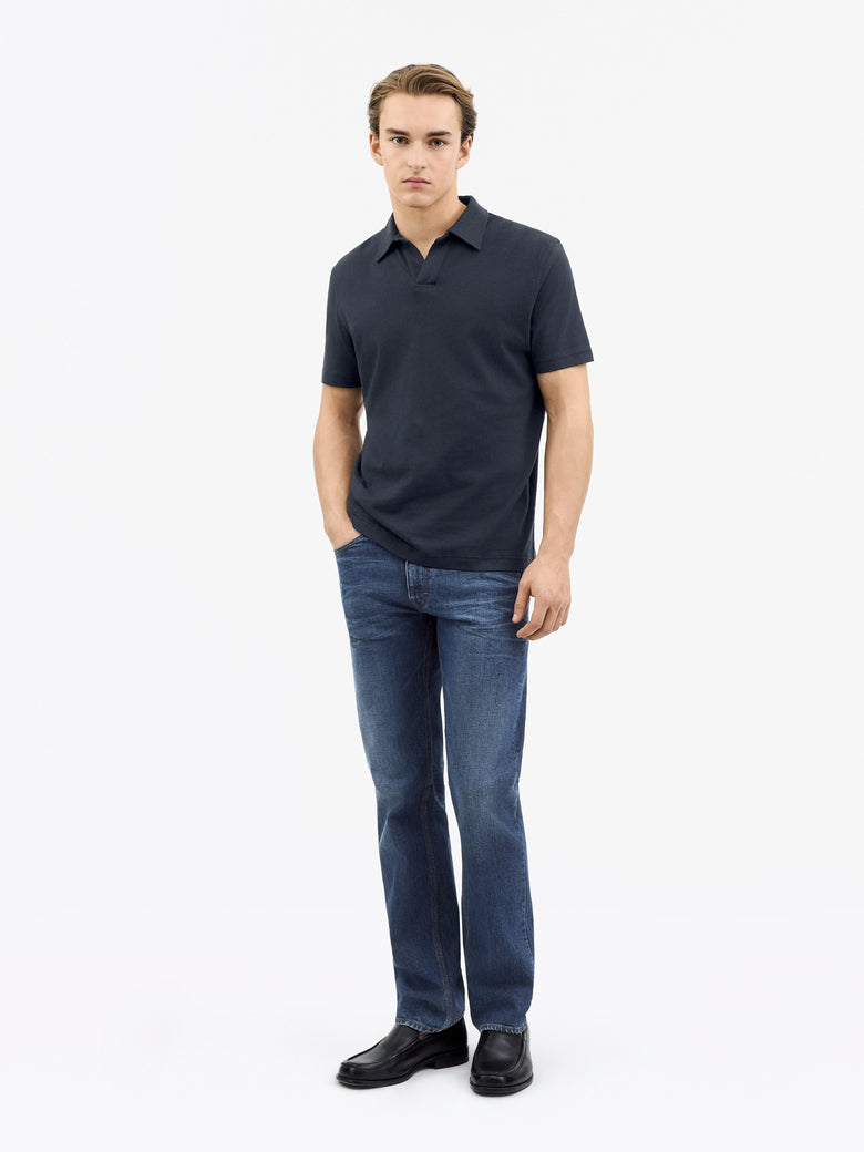 Des Compress Slim-Fit Jeans - Midnight Blue