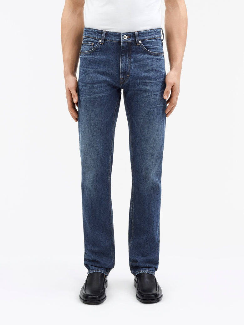 Des Compress Slim-Fit Jeans - Midnight Blue