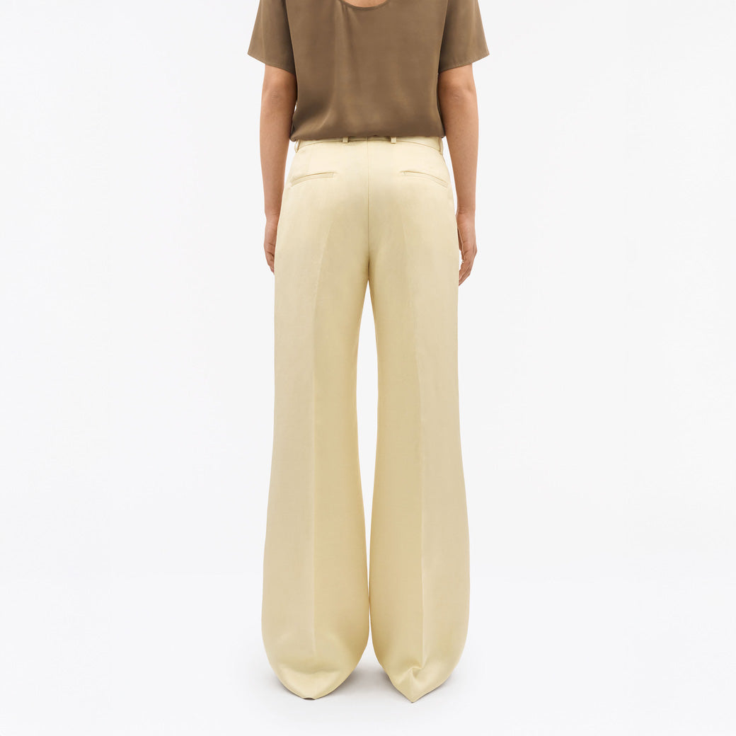 Hedvi Flared Trousers - Buttermilk Scotch Yellow
