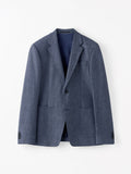Justin HL Linen-Wool Jacket - Dusty Blue