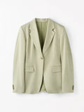 Narina Linen-Wool Jacket - Sage Wisdom