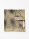 Quadra Patterned Handkerchief - Greige