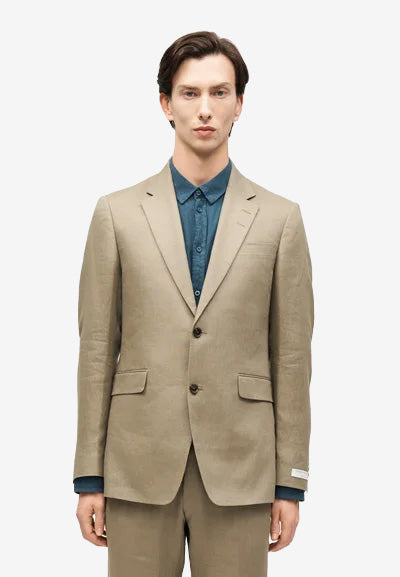 S. Justin Linen Suit - Auburn Glaze
